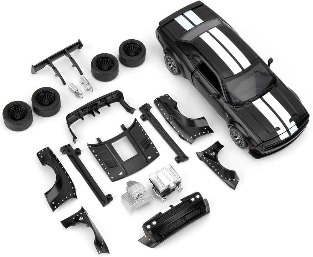 CCA 2022 Dodge Challenger SRT Jailbreak 2 in 1 Car Tuning Set 1:36 Scale