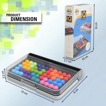 1-Player Puzzle Game for Kids and Adults, 120 Challenges in Travel-Friendly Case