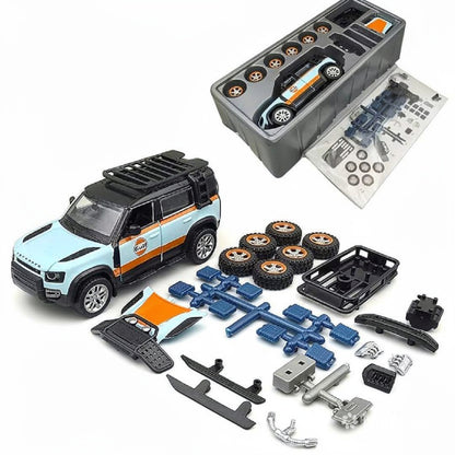 Gulf Land Rover Defender 110 Diecast Model Car 1:43 - 2 in 1 Tuning Set