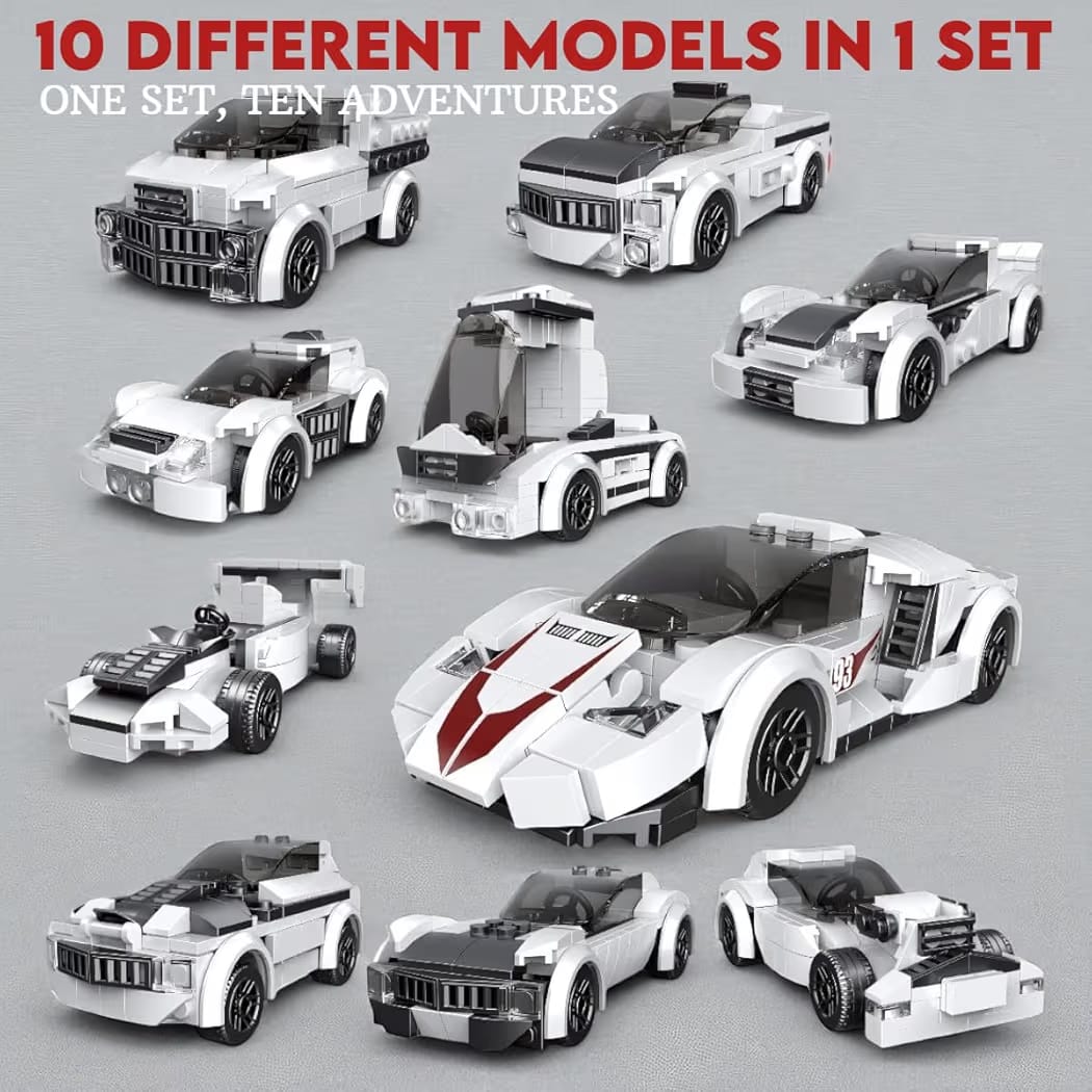 10-in-1 Building Blocks Set – 209 Pcs STEM Educational Construction Toys for Kids