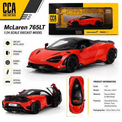 CCA official Mclaren 765LT 1:24 scale model