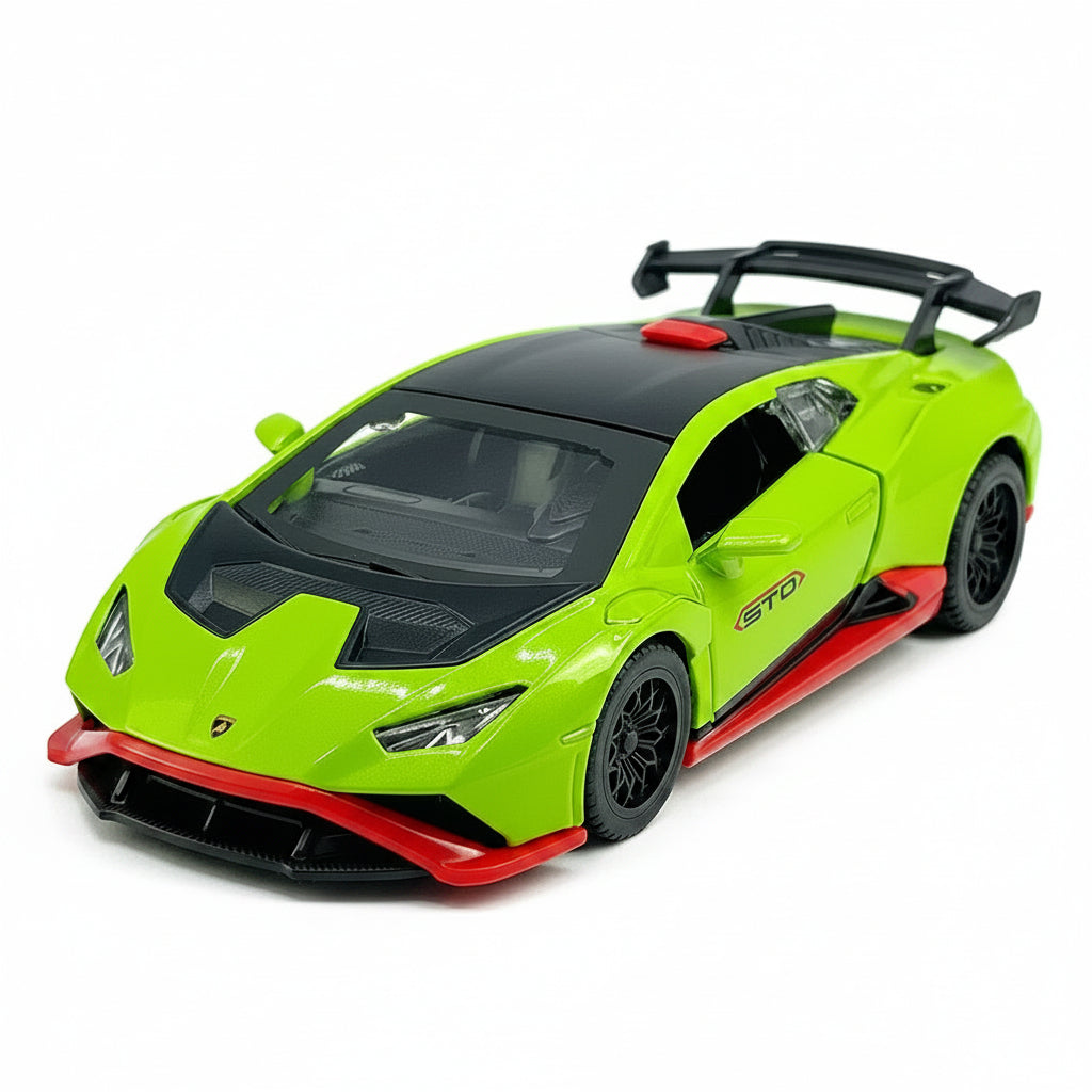 CCA Official Licensed Lamborghini Huracàn STO 1:32 Scale model Diecast car Green