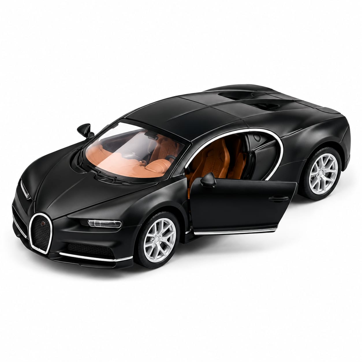 Diecast modern Car 1:36 Scale Open Door Model Black