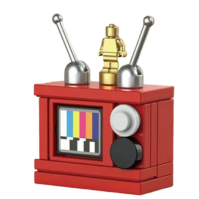 Decool 3D DIY Household Mini-Furniture Blocks for Decor - Television
