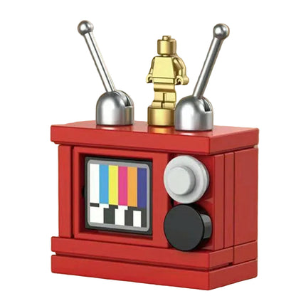 Decool 3D DIY Household Mini-Furniture Blocks for Decor - Television