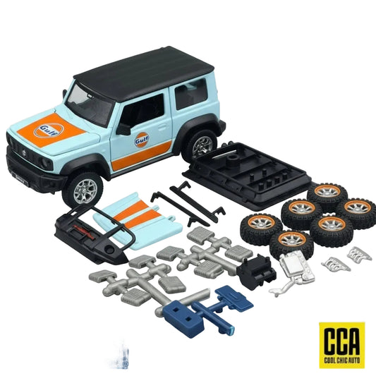 CCA Gulf Suzuki Jimny Diecast Model Car 1:43 - 2 in 1 Tuning Set
