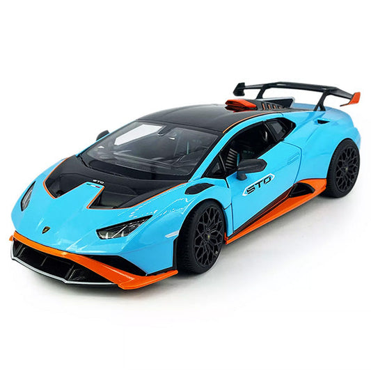 CCA Official Licensed Lamborghini Huracàn STO 1:32 Scale model Diecast car Blue