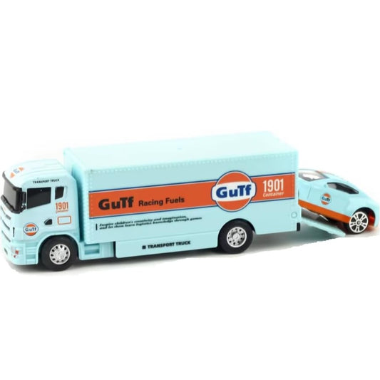 Alloy Oil Engineering Vehicle Toy Joint Series Simulation Container Trailer Transporter Diecast Model Truck Toys