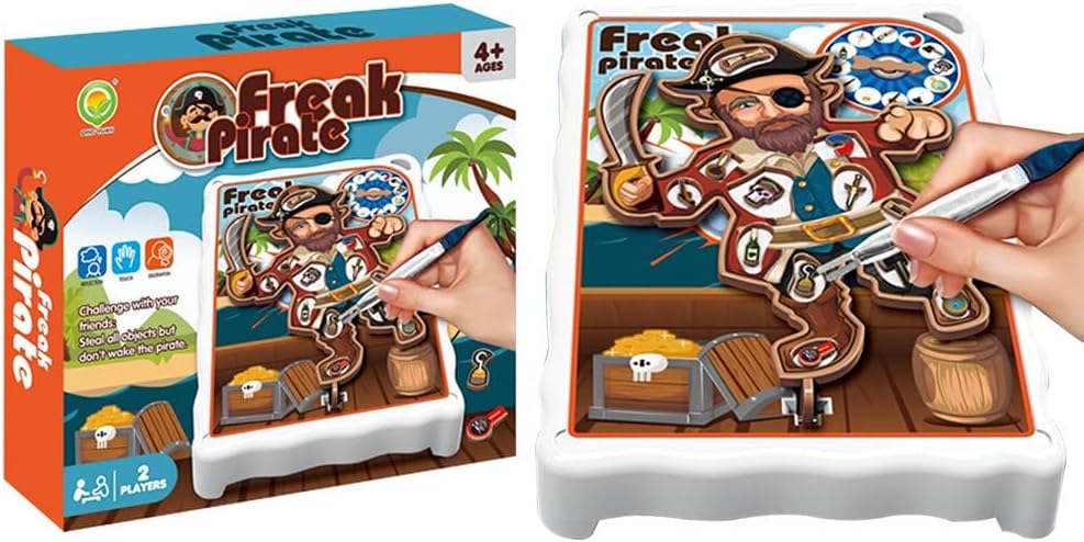 UKR Buzzer Pirate Arcade Tweezers Board Family Game