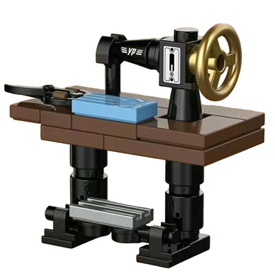 Decool 3D DIY Household Mini-Furniture Blocks for Decor - Sewing Machine