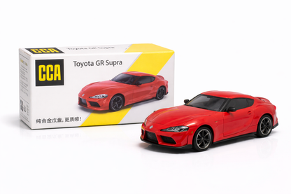CCA Toyata GR Supra Diecast Model with box 1:58 Scale Red