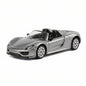 CCA Porsche 918 Spyder Diecast Metal S17-01 Model 1:61 Scale Car Grey Metallic
