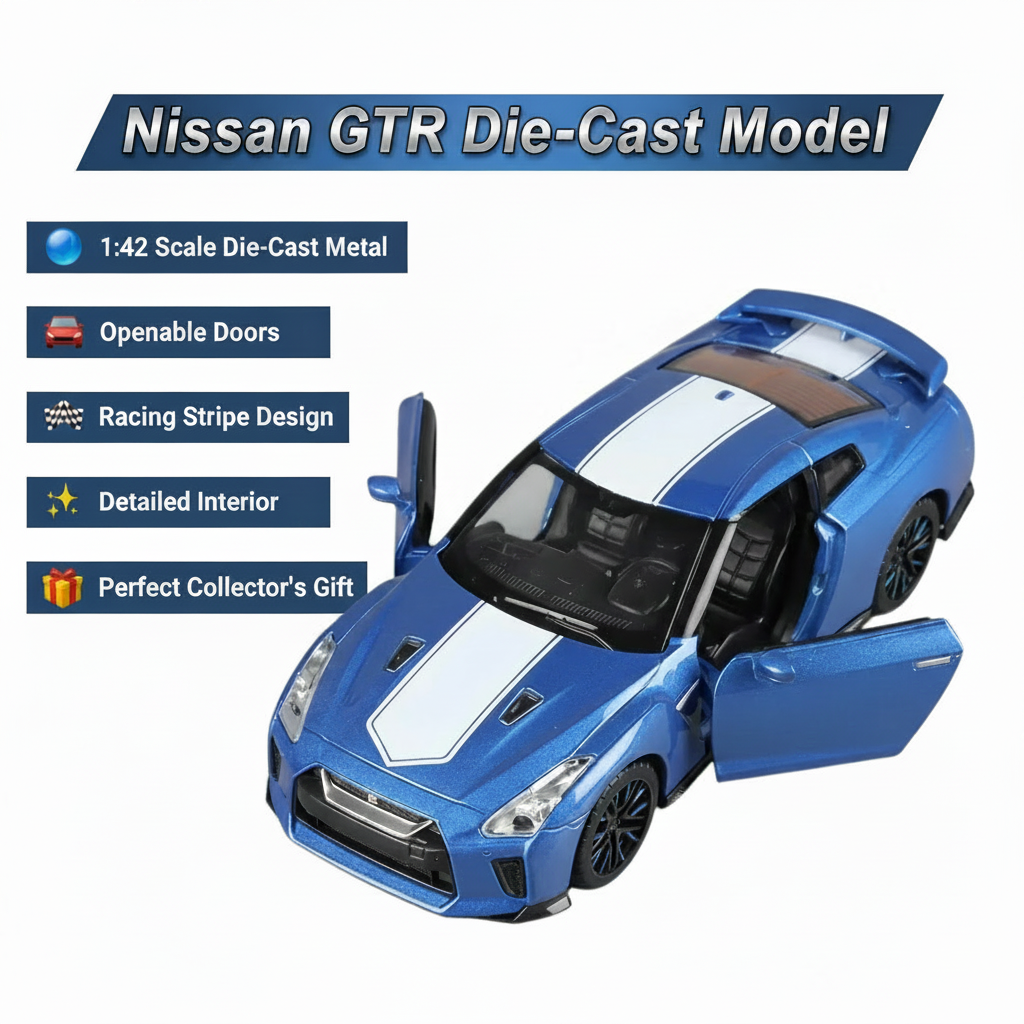 CCA Nissan GT-R (R35) 50th Anniversary Edition 1:42 Scale Official Licensed Product