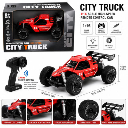 City Truck Remote control truck Drift 1:16 Scale car with remote control features