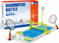Badminton Battle Table Game Toy for Kids 2-Player STEM Toy with Net