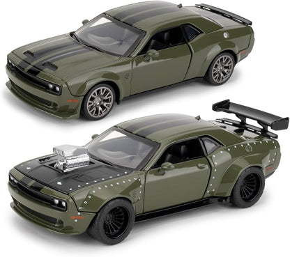 CCA 2022 Dodge Challenger SRT Jailbreak 2 in 1 Car Tuning Set 1:36 Scale